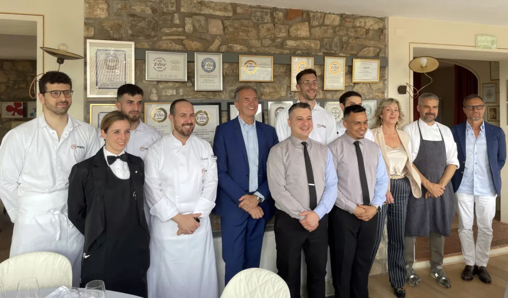 Villa Franciacorta e lo staff di Meta con Luca Bellanca