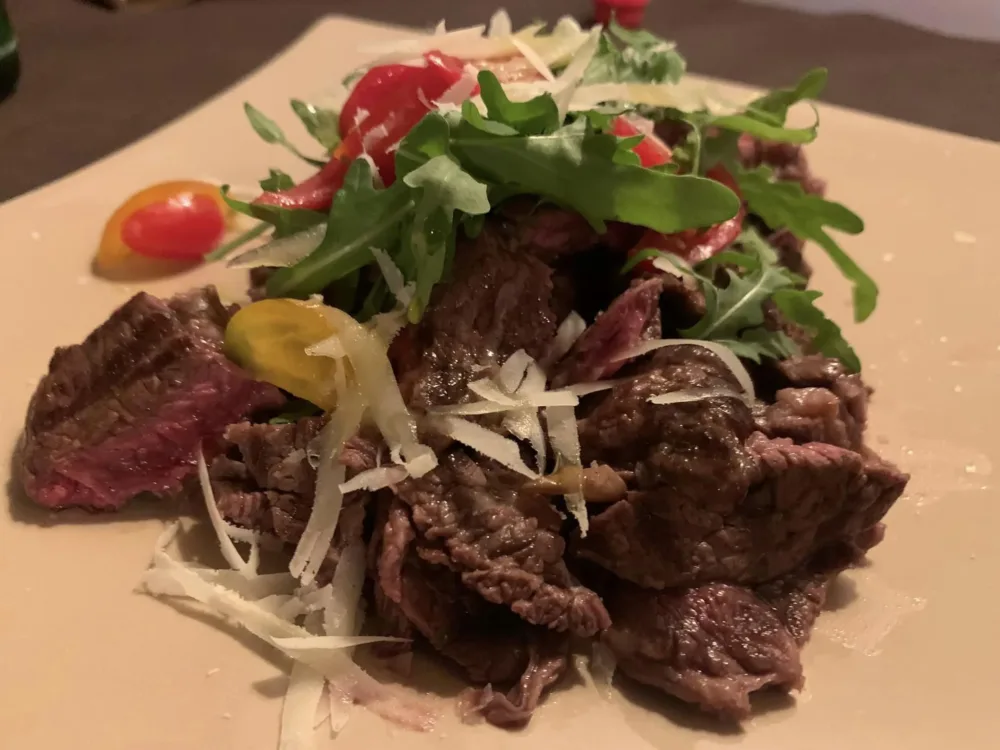 MAG Antico Mulino, tagliata di bufalo