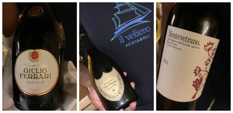 Il Veliero ad Acciaroli, i vini