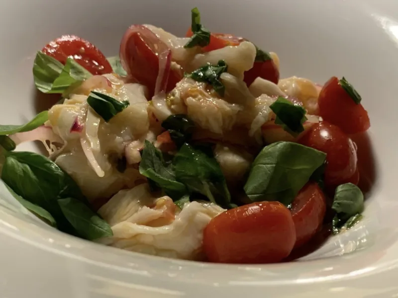 Il Veliero ad Acciaroli, catalana di aragosta