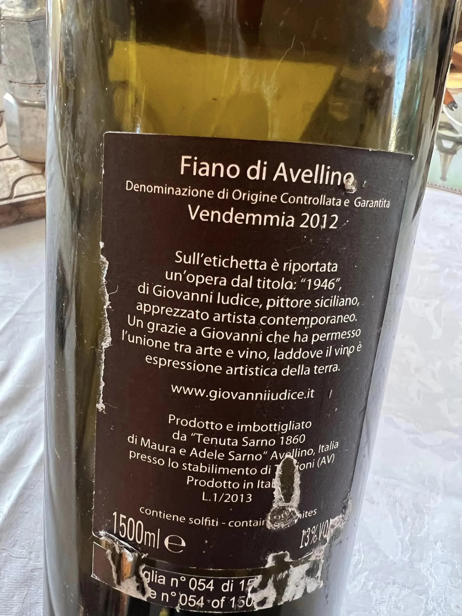 Il Fiano di Maura Sarno