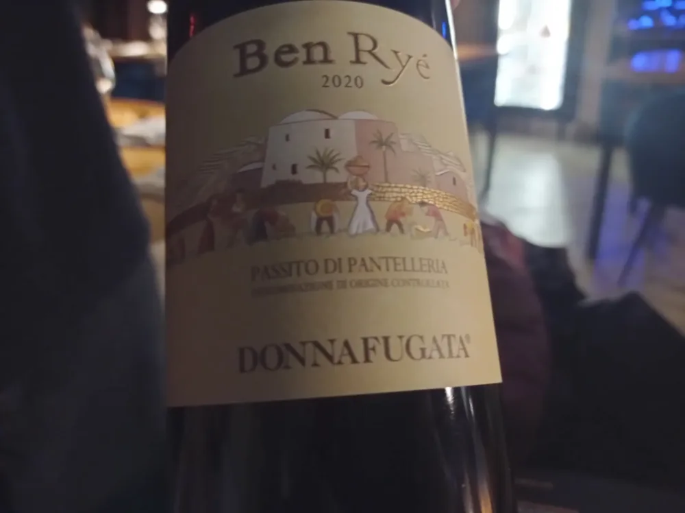 Passito di Pantelleria Ben Ryè 2020 Donnafugata