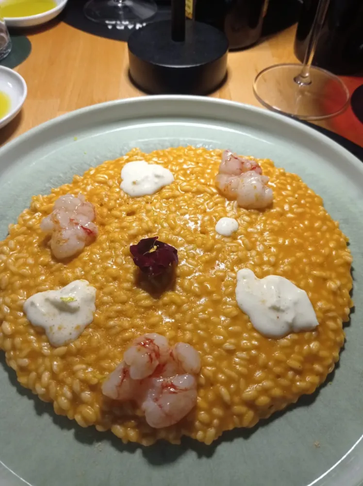 Ristorante La Montanara - Risotto con bisque di gambero