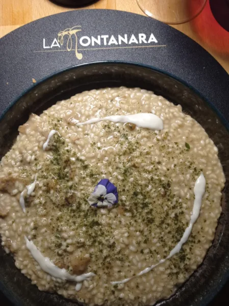 Ristorante La Montanara - risotto ai funghi porcini