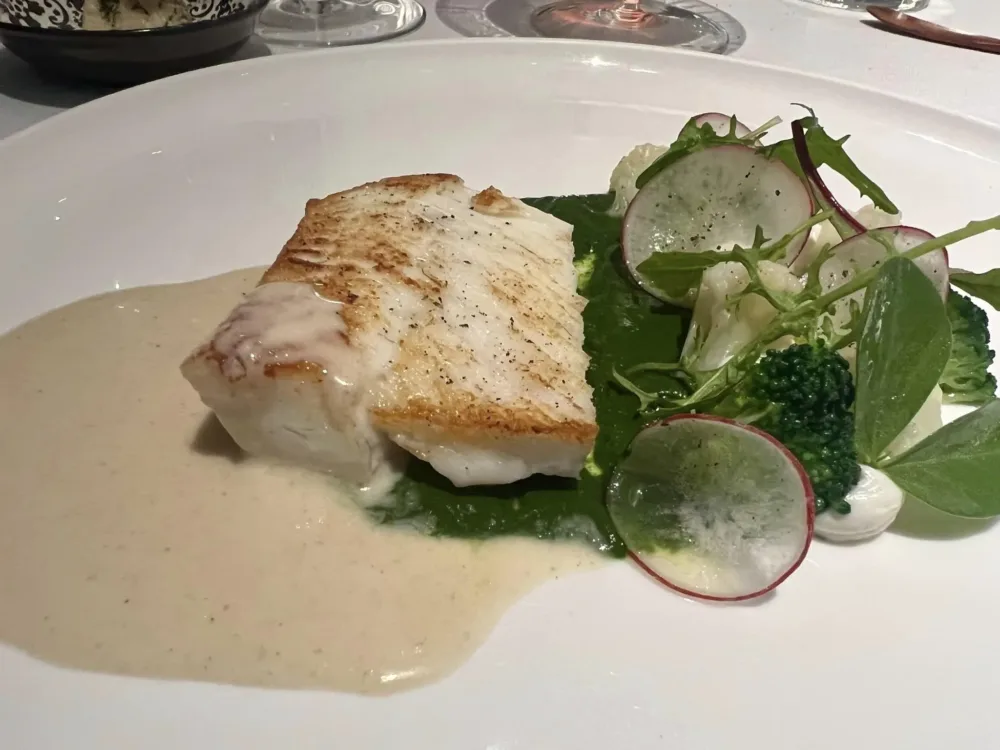 Re Santi e Leoni - Rombo con porri e salsa verde