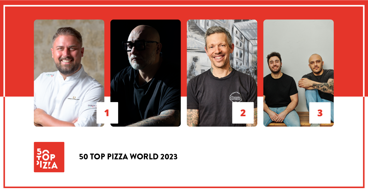 Il podio di 50 Top Pizza World 2023