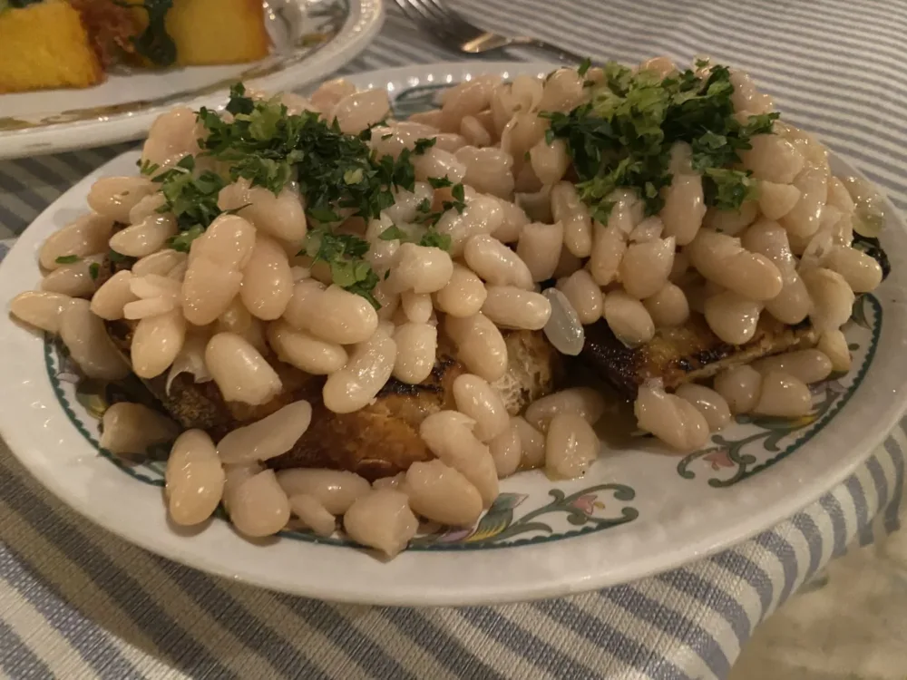 Da Peppina di Renato - le bruschette con i fagioli