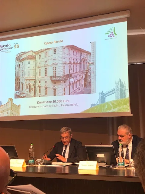 Giuliano Viglione e Matteo Ascheri - Donazione Opera Pia Barolo