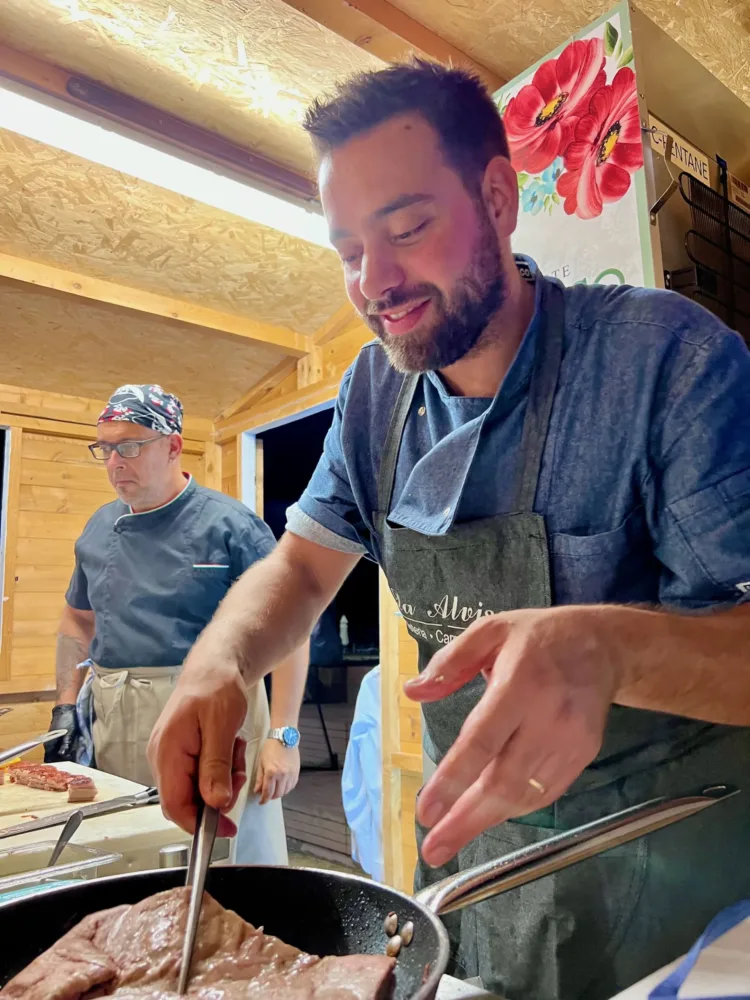 Chef Giacomo dalla Pietra, dell’Osteria Da Alvise di Sutrio