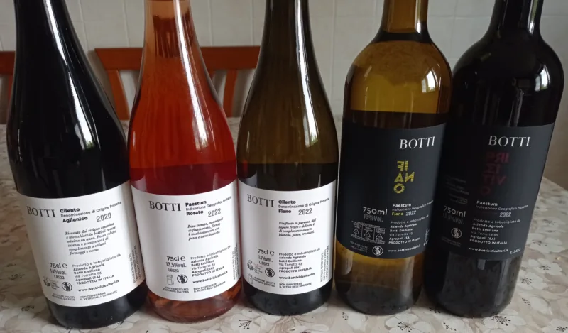 Controetichette vini Emiliana Botti