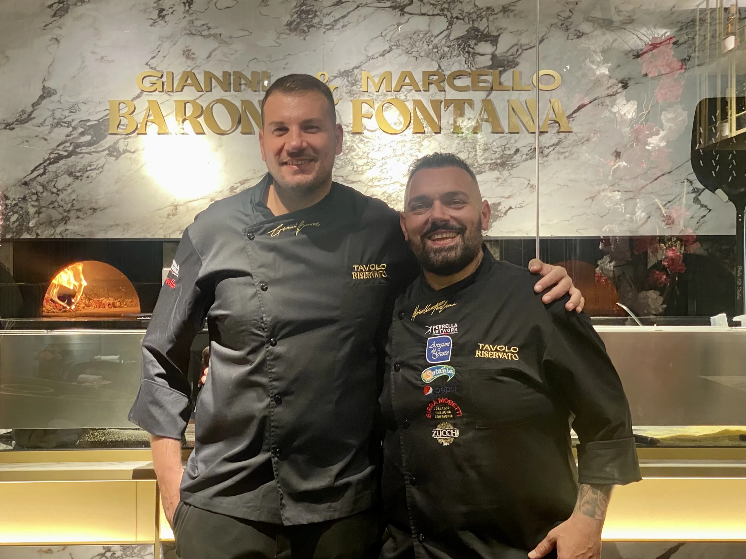 Gianni-Barone-e-Marcello-Fontana-Pizzeria-Tavolo-Riservato