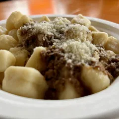 Gnocchi di patate con il capriolo