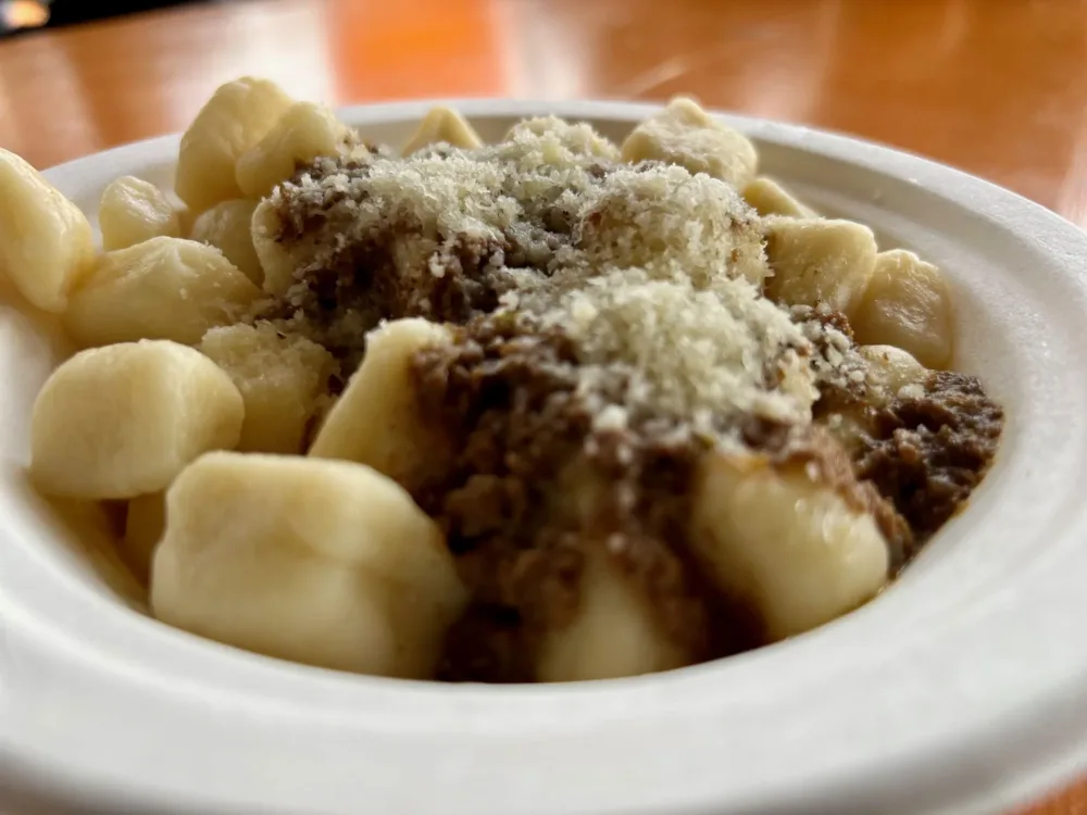 Gnocchi di patate con il capriolo