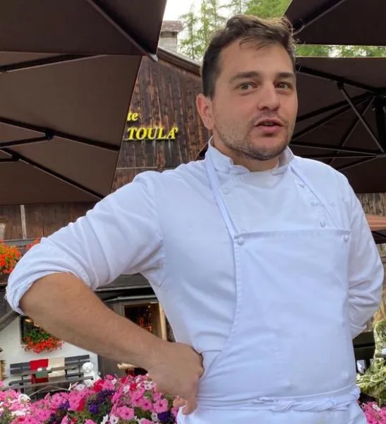 Lo chef Mattia Banti