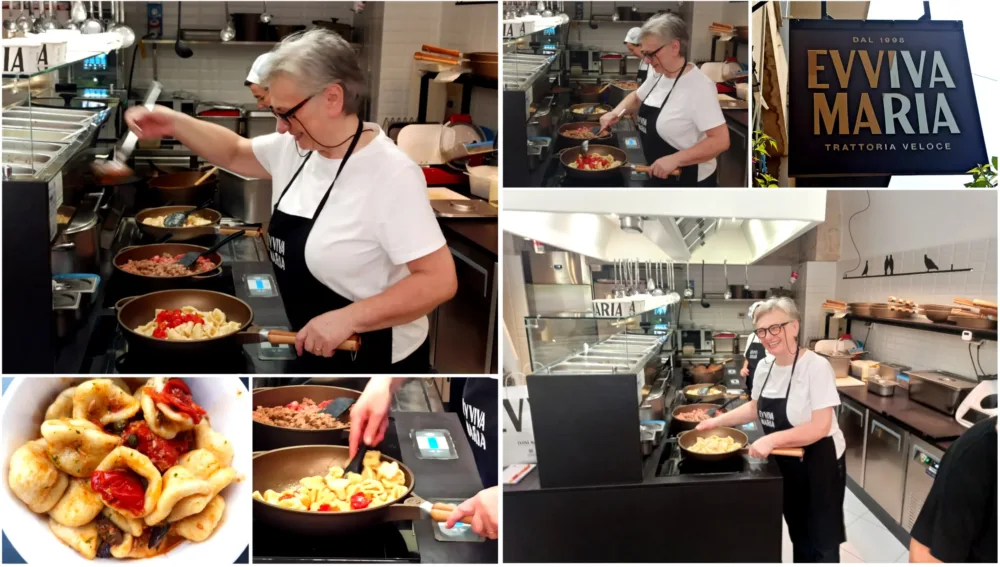 Maria Cicorella ai fornelli