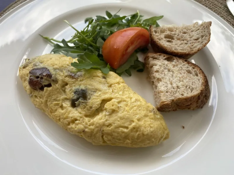 Ristorante il Corbezzolo - l'omelette del contadino Franchino