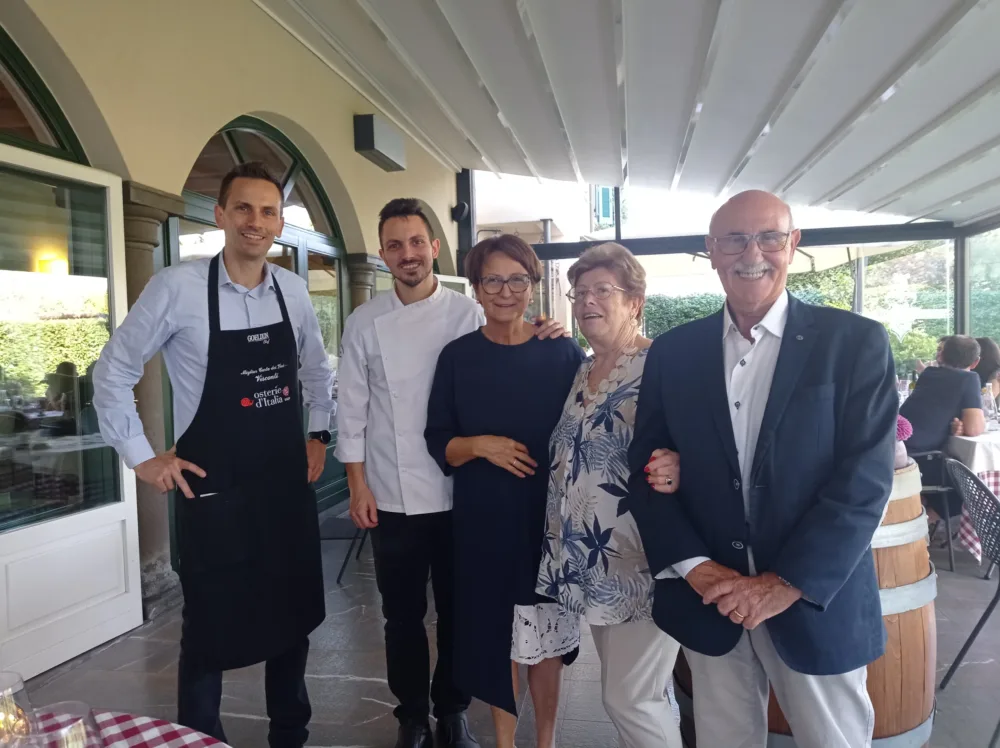 Trattoria Visconti Daniela, Roberto, Fiorella, Eugenia e Enrico