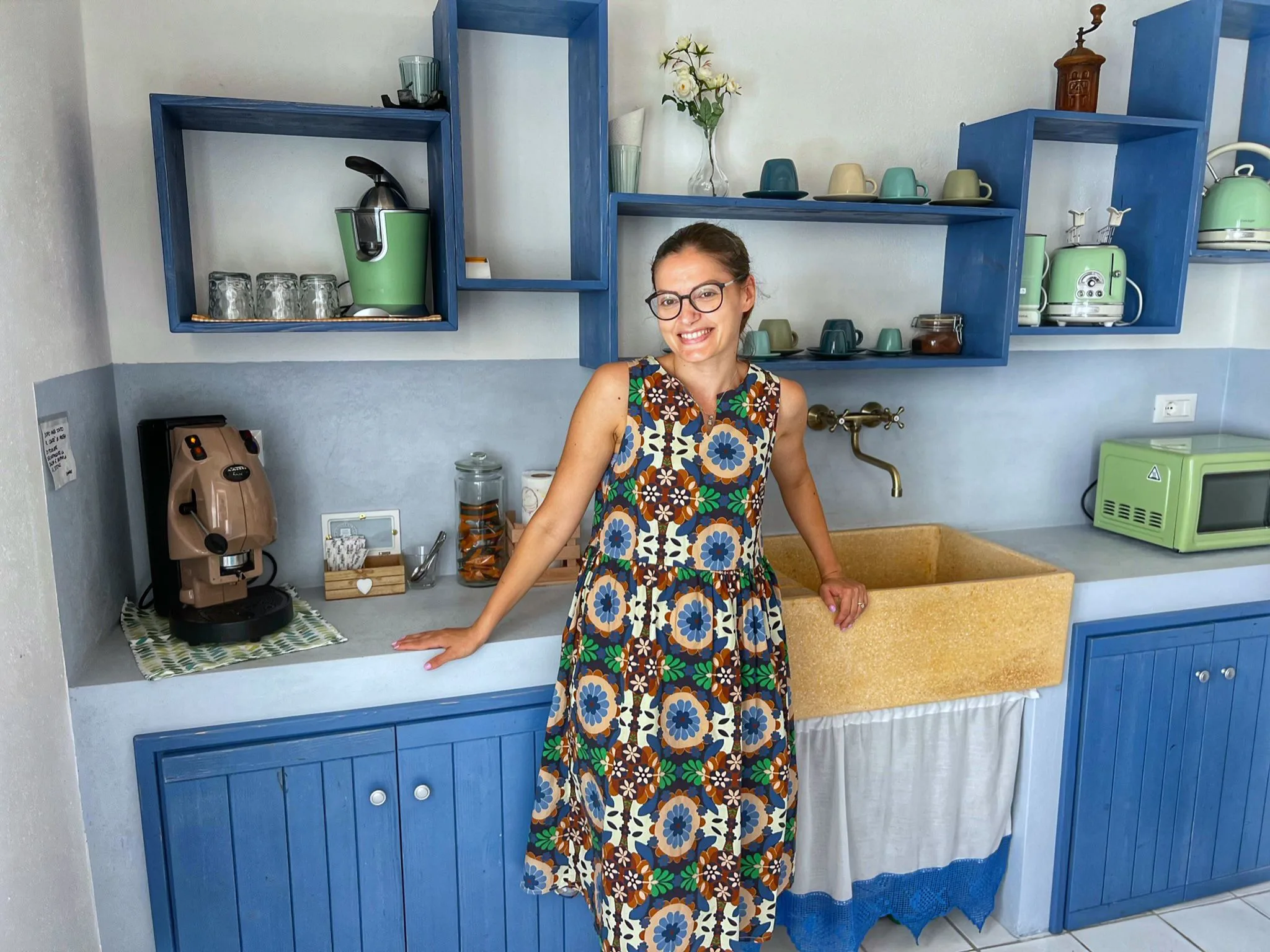 Simona Eustorgio, proprietaria e anima del Suitetti Luxury Room