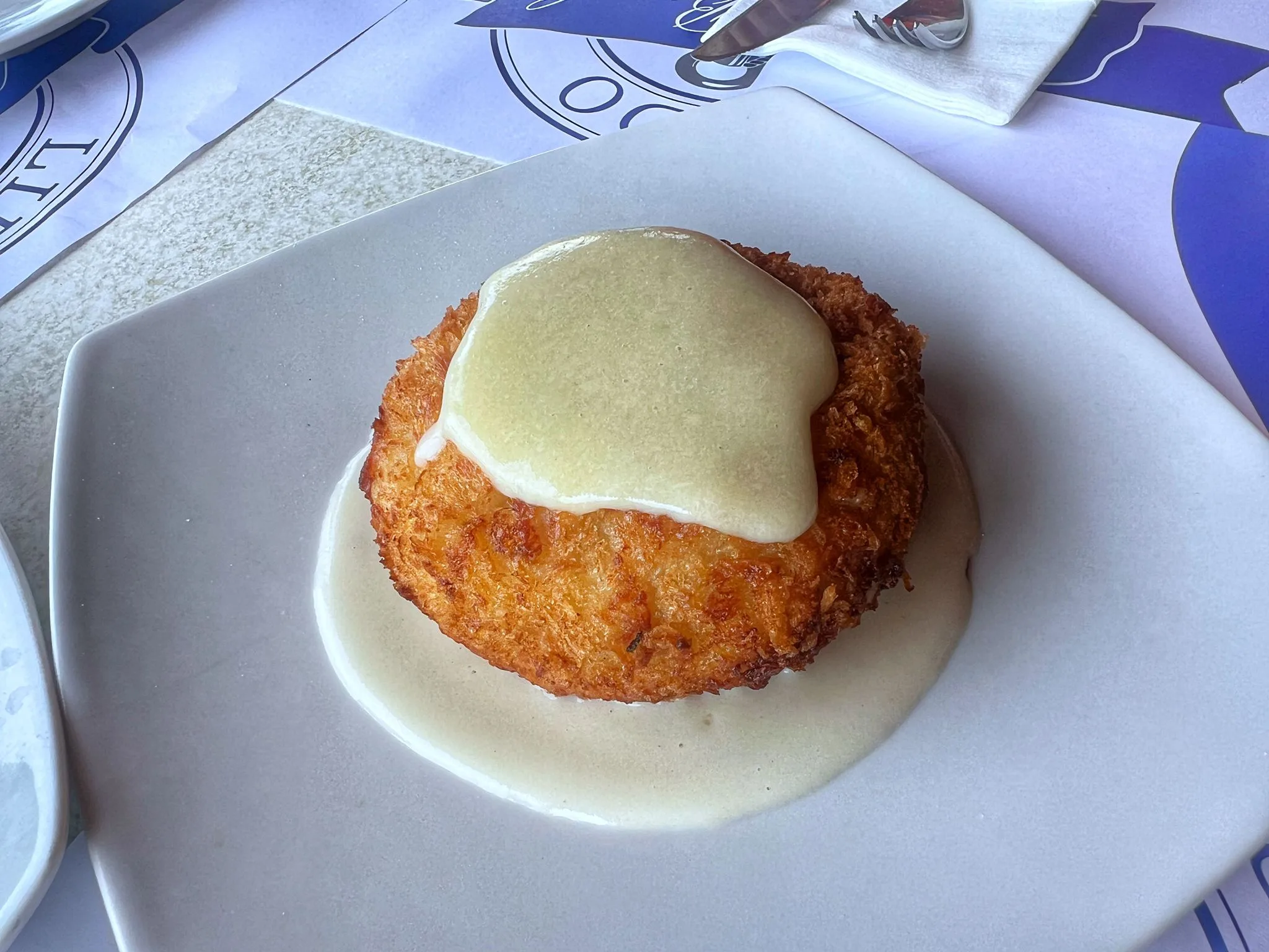 La frittatina di pasta e patate del Lido Aloha Beach di Castellabate