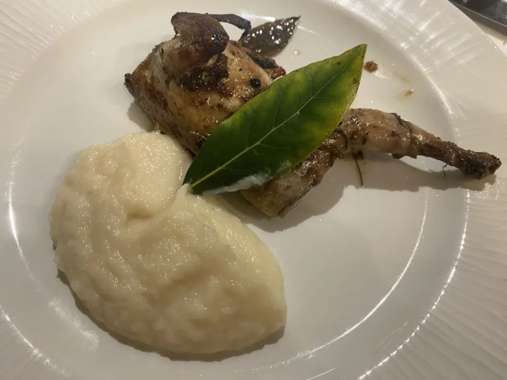 Premiate Trattorie a Olevano Romano - Quaglia con soffritto di erbe aromatiche e sorbastrelle