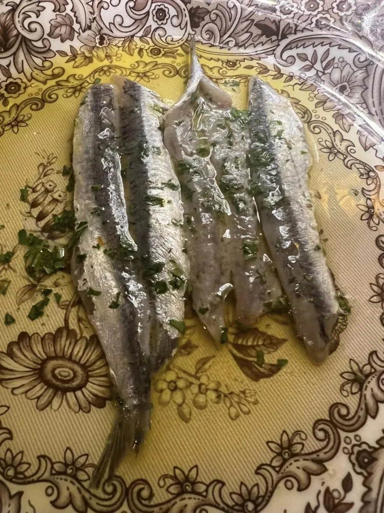 Cantina Verace - Alici crude marinate