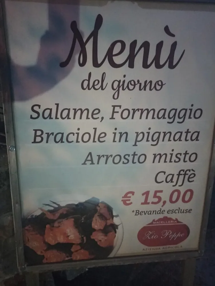 Braceria da Zio Peppe - Un menù tipo