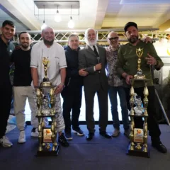 Cipriano Capuozzo e Umberto Basilico Vincitori ex-equo pizza pizza napoletana Giuria Social