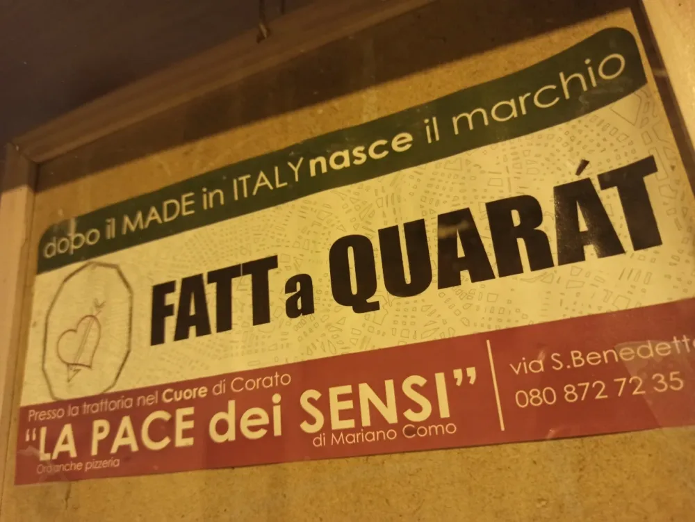 La Pace dei Sensi, Il motto