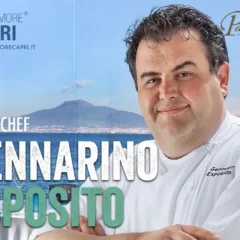 Locandina evento That's Amore Capri con chef Gennaro Esposito