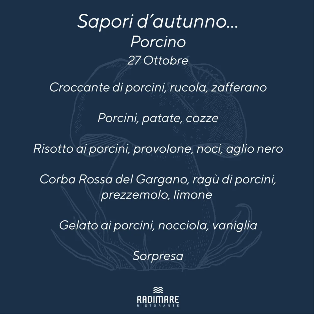 Menu di Radimare