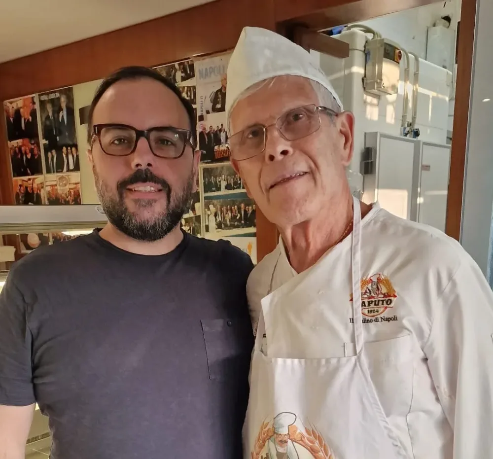 Sabatino Sirica con Ambrogio Vallo