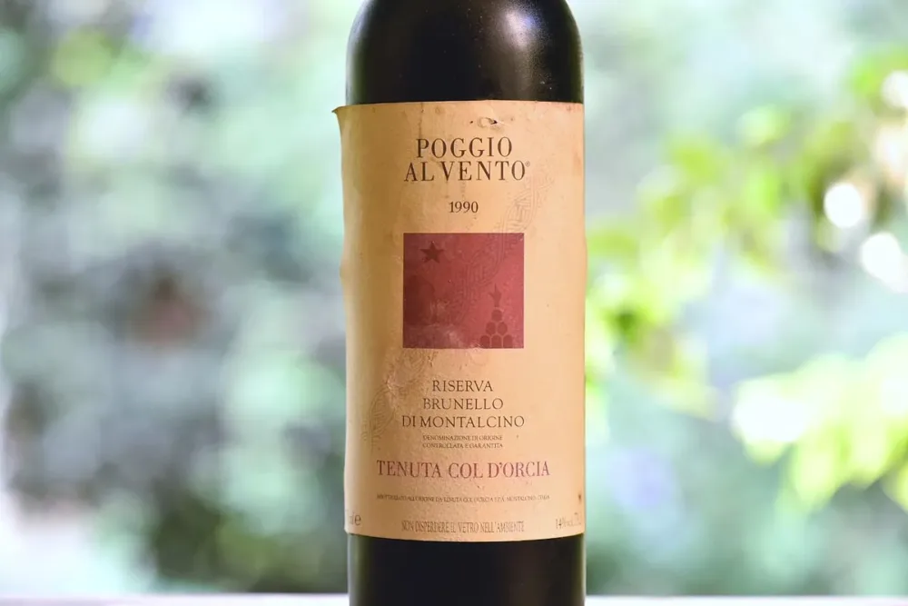 Brunello di Montalcino Poggio al Vento Riserva 1990 Col d’Orcia