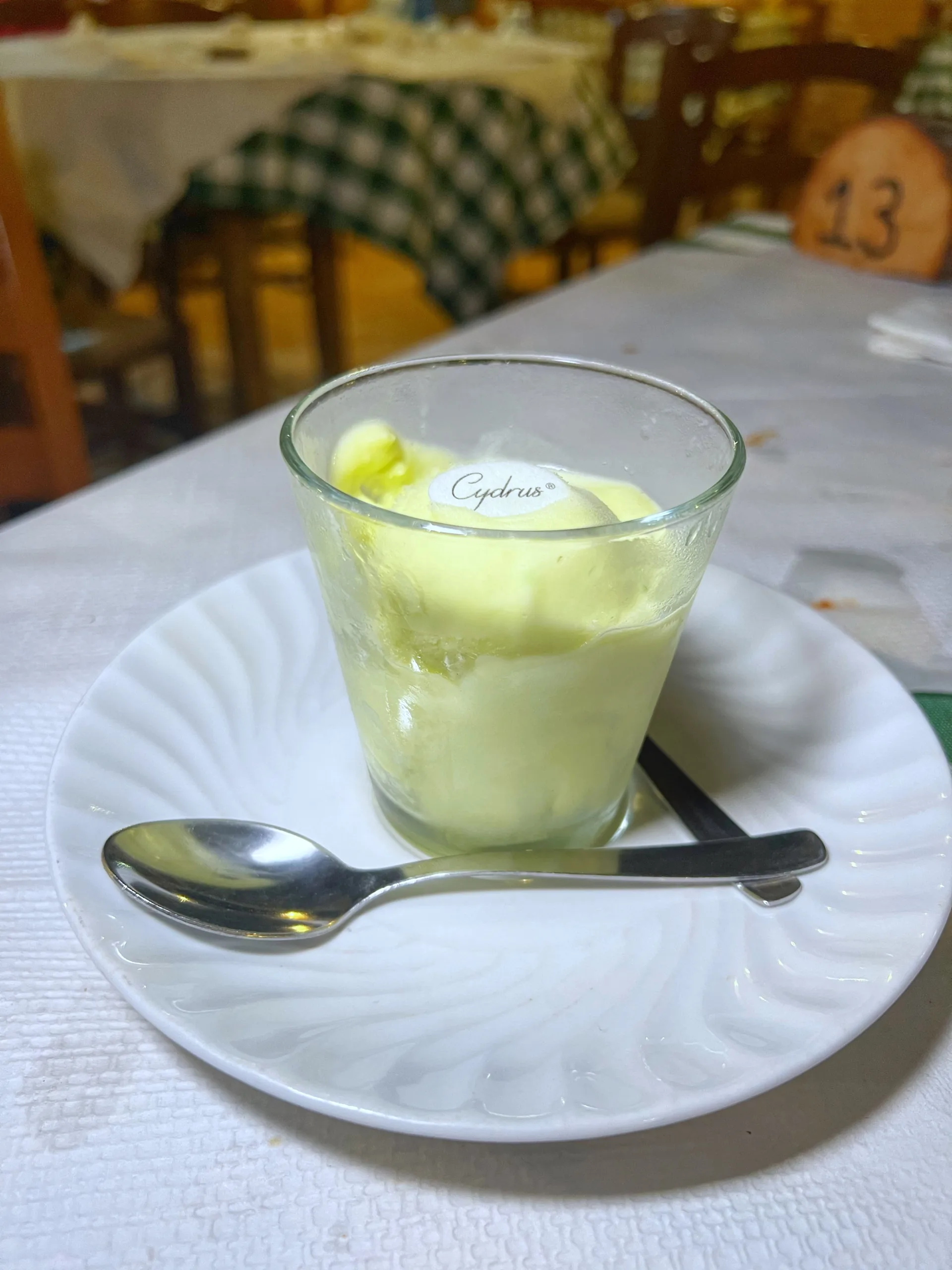 Il sorbetto al bergamotto