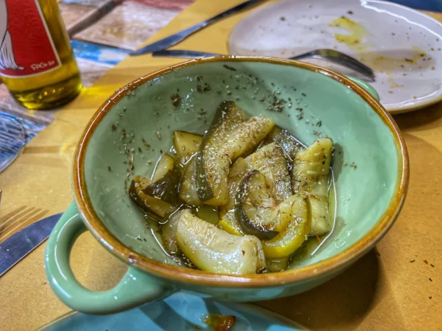 Le zucchine sottolio dell'azienda agricola Tommasini