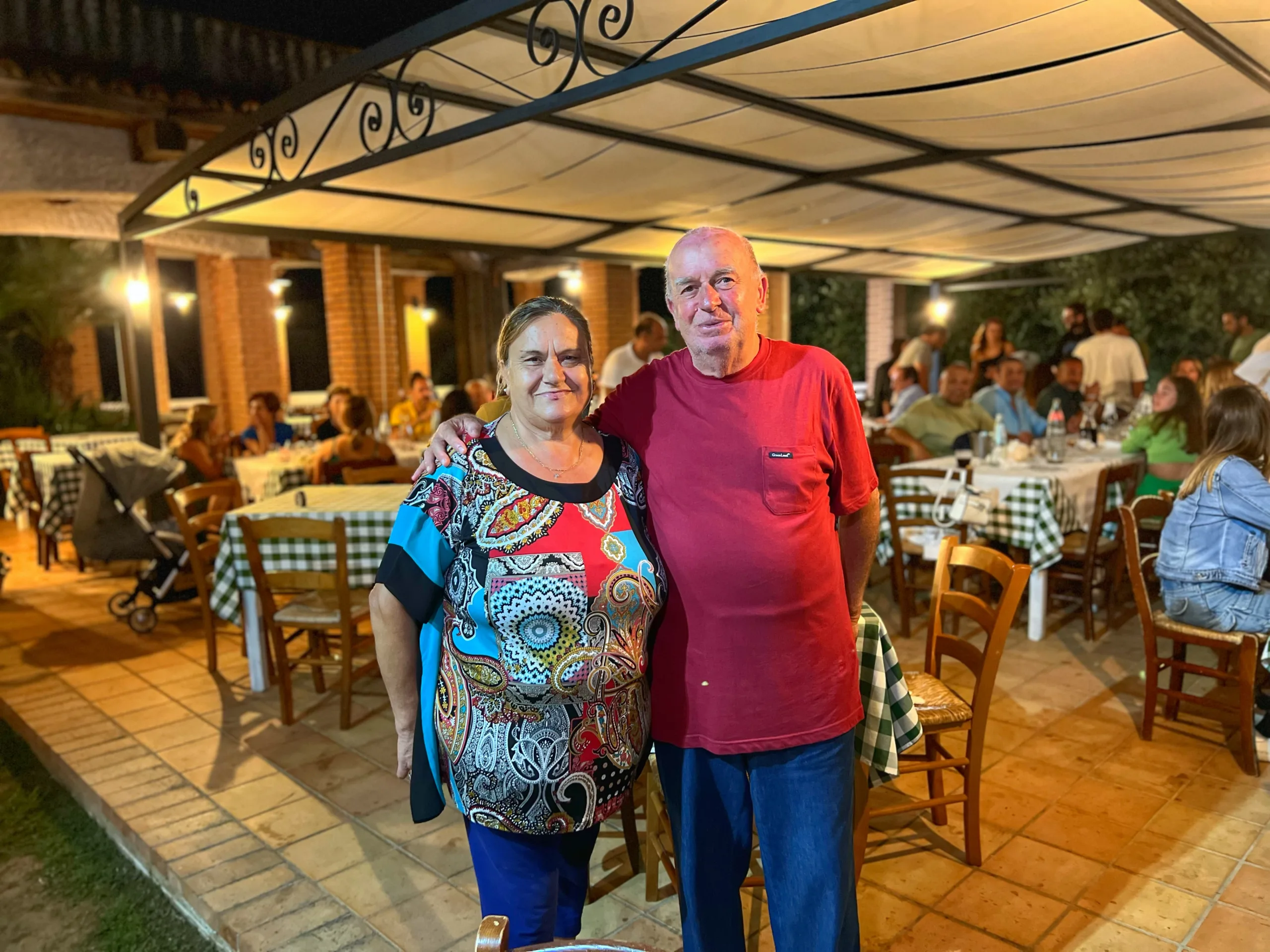 Eleonora Bossio e Italo Cirimele, fondatori della Trattoria la Quercia di San Nicola Arcella