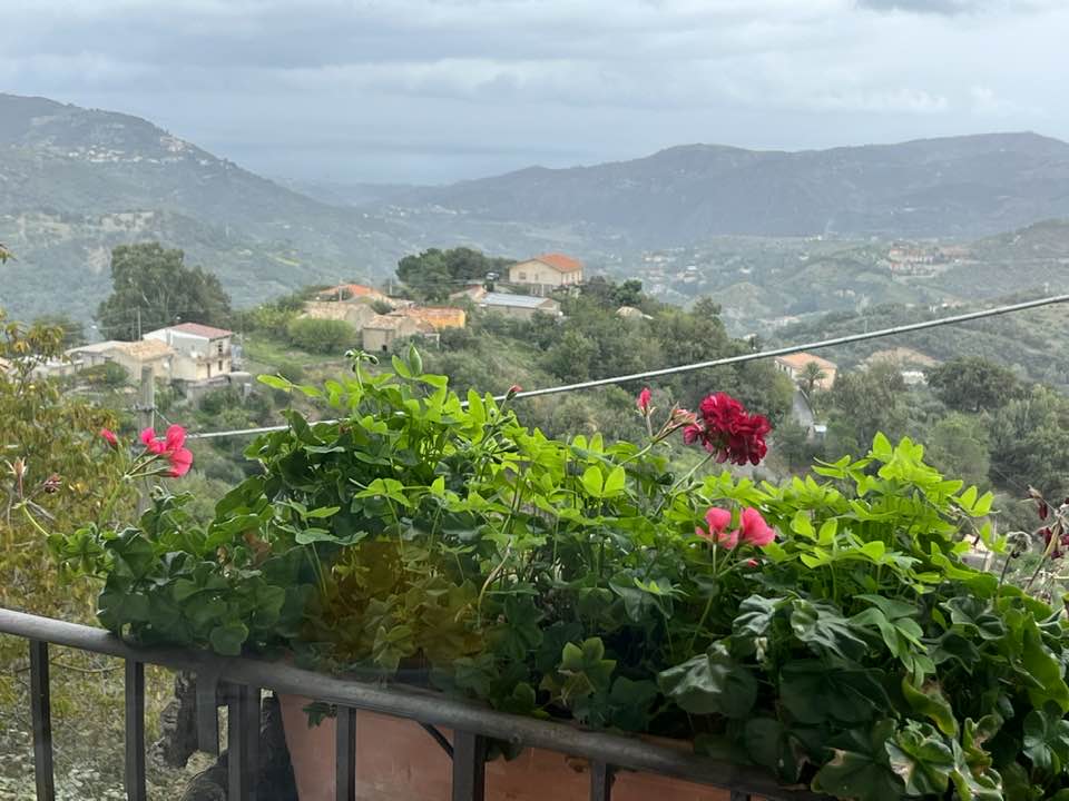 La vista dal balcone dell osteria