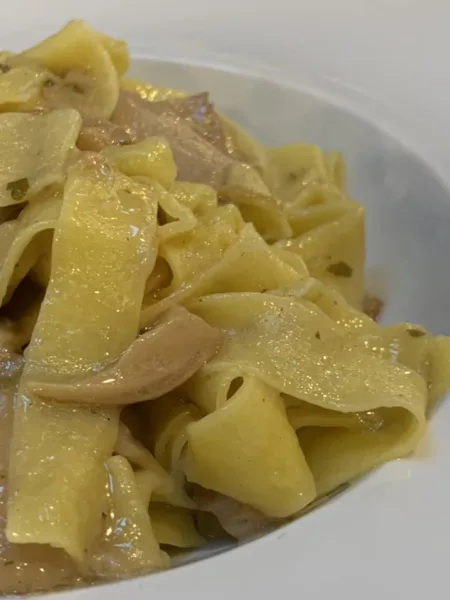 Osteria da Valentino, pappardelle ai funghi