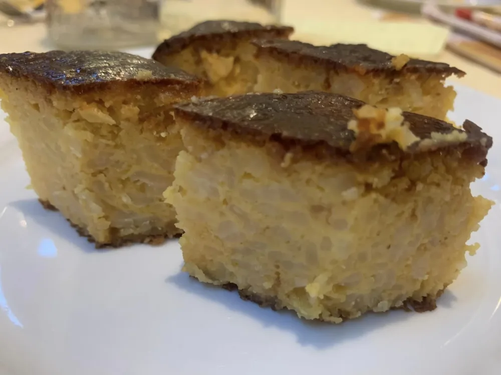 Osteria da Valentino, torta di riso