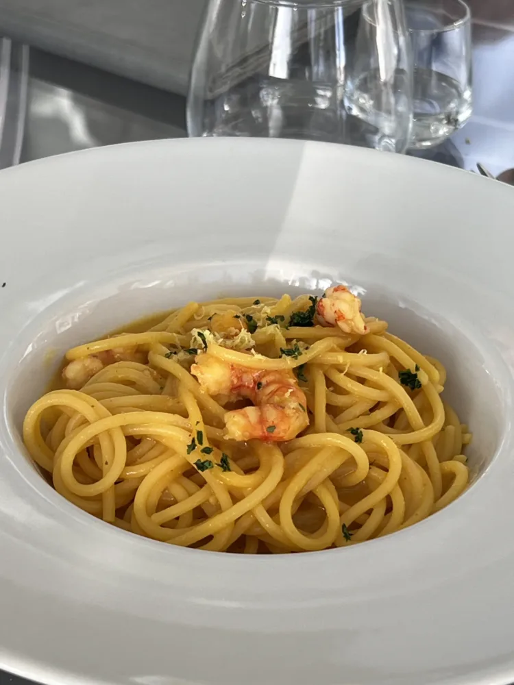 Doric Boutique Hotel-Spaghetto con gambero rosso di Mazzara