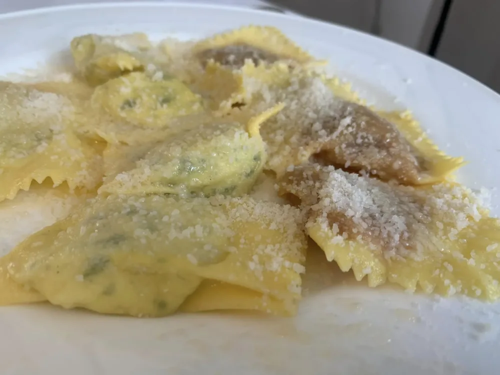 Antichi Sapori, bis di tortelli - erbette e zucca