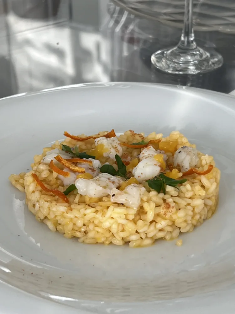 Doric Boutique Hotel-Risotto agrumi e crostacei