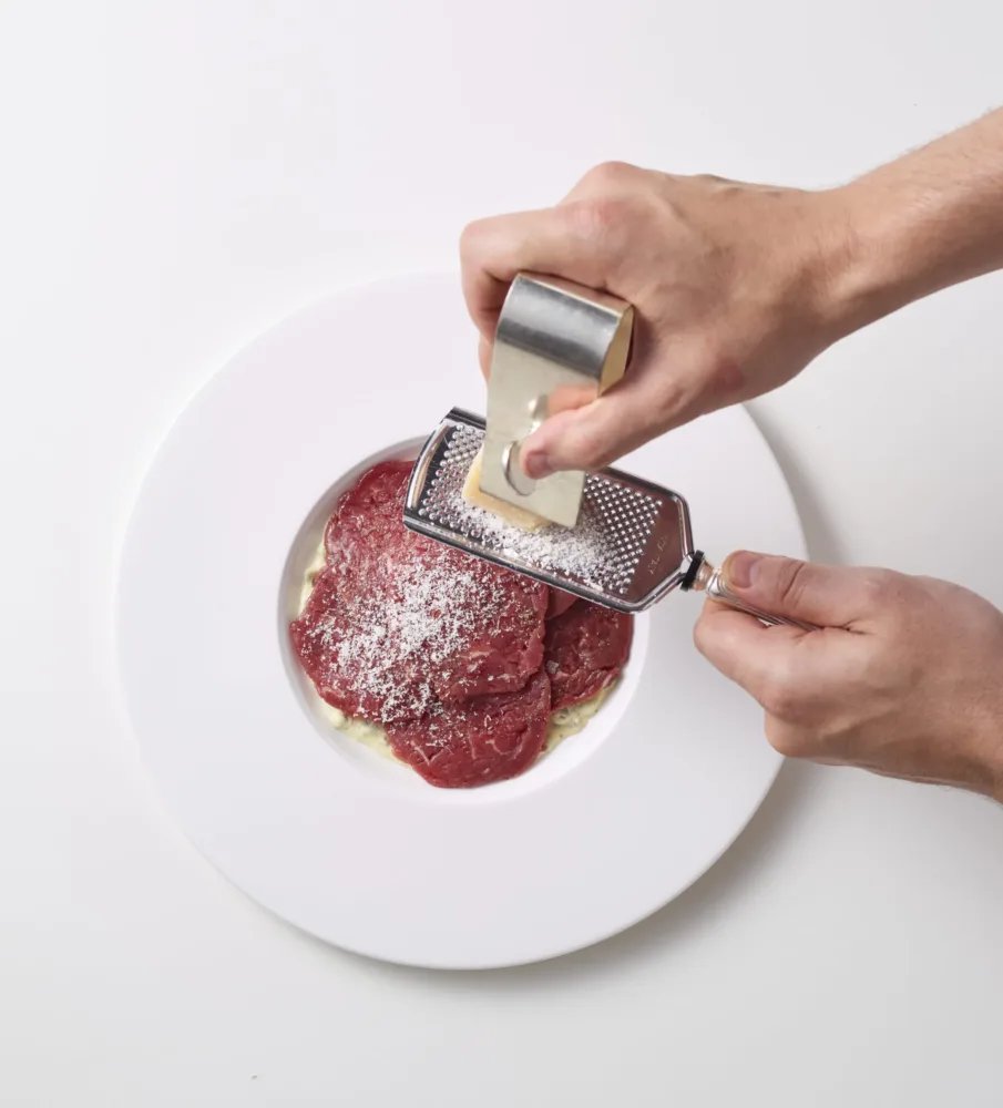 Carpaccio di filetto come tartare - Guido Paternollo, Pellico 3 Milano