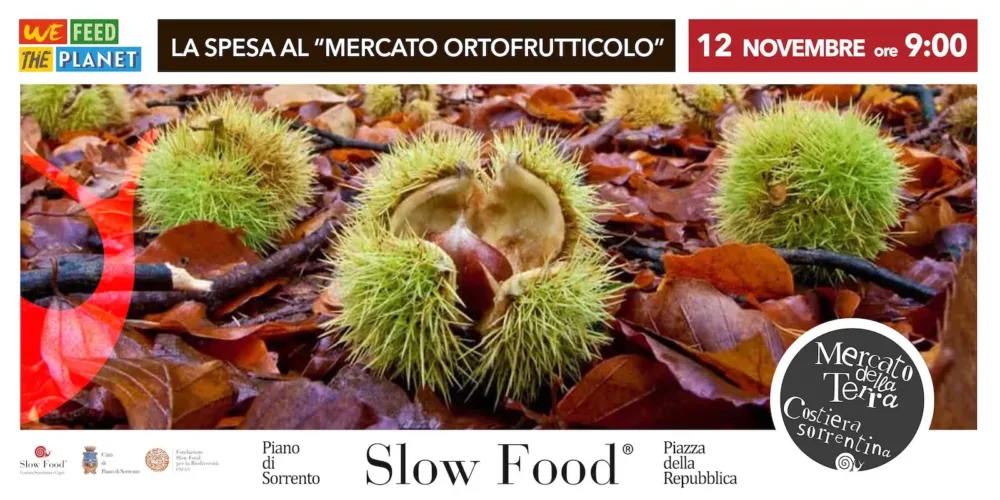 Evento Mercato della Terra Slow Food Piano di Sorrento
