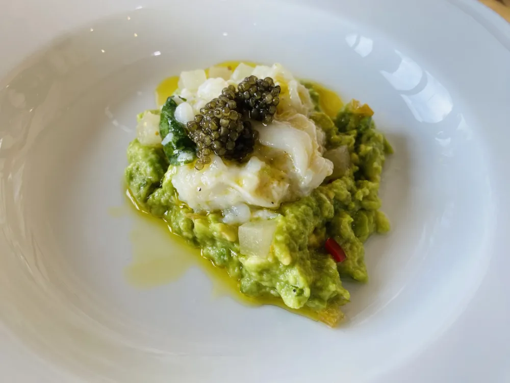 Goro - Fulvio Pierangelini - Avocado, pera romagnola, granchio bu, caviale