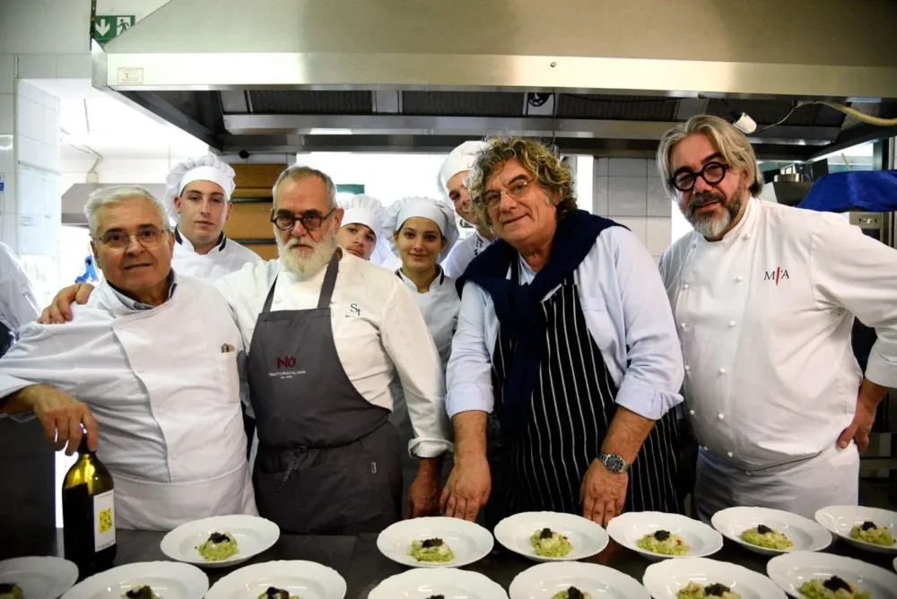 Goro - chef- Valentino Marcattilii - Salvatore Tassa - Fulvio Pierangelini - Philippe Leveillè