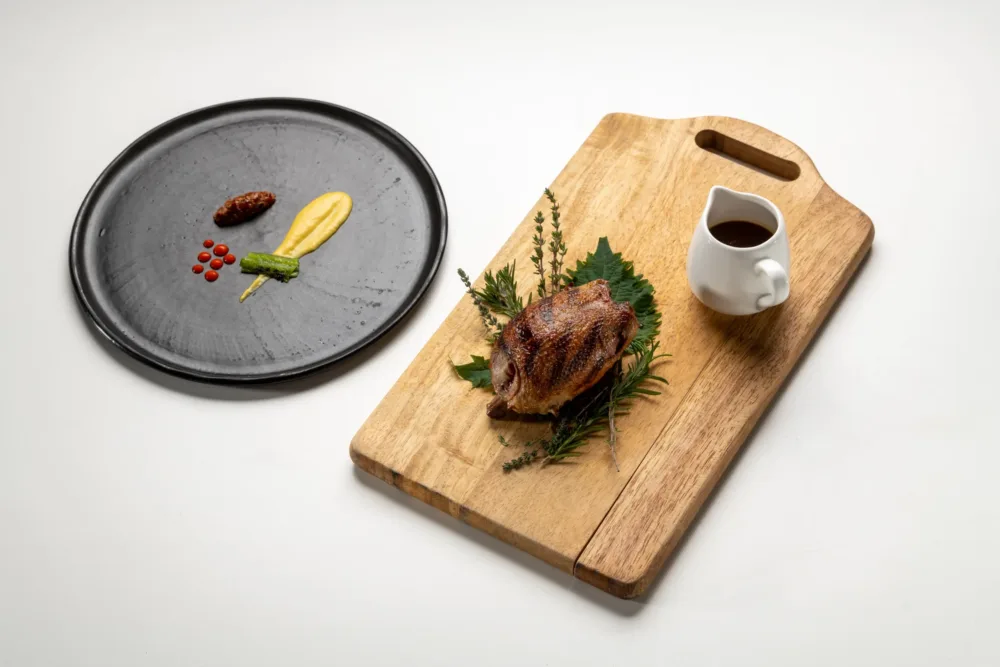 L’Erba del Re - Piccione - Salsa Mais Peperone - ph©RolandoPaoloGuerzoni