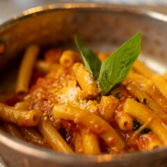 Ostaria Pignatelli, mezzanelli alla lardiata