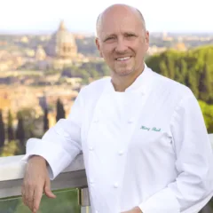Ritratto Chef Heinz Beck sul terrazzo_ADRIANO TRUSCELLO