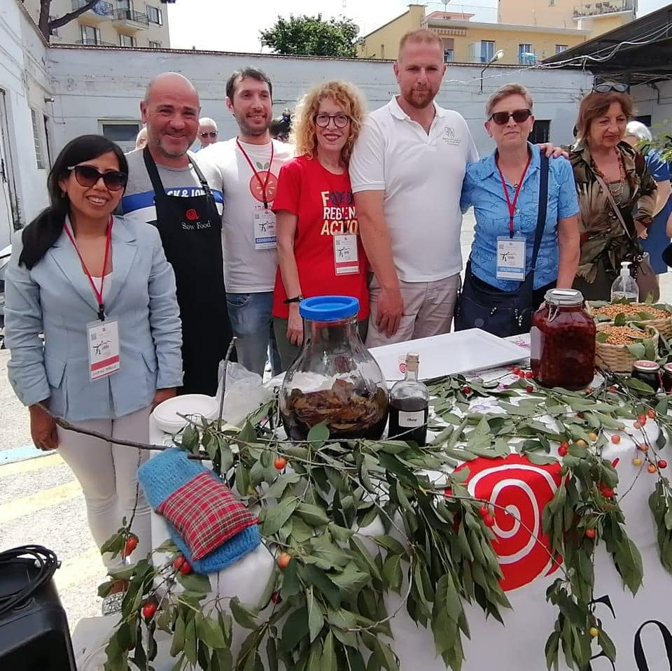 Una delegazione dei componenti dello Slow Food Costiera Sorrentina e Capri