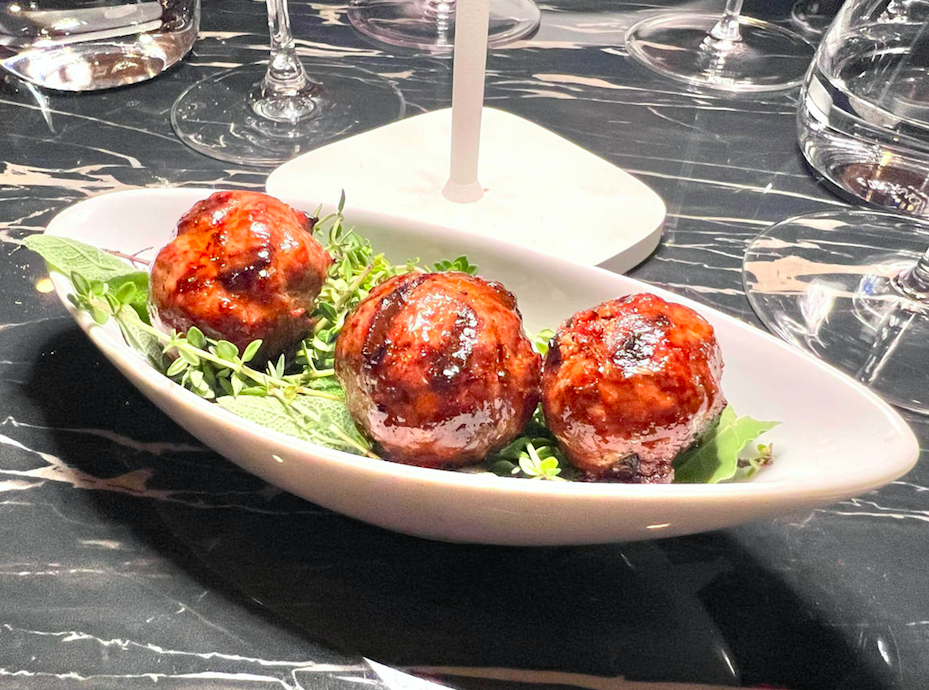 Veritas Restaurant - Bombette di interiora di pollo